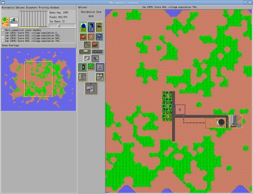 micropolis version GPL de simcity